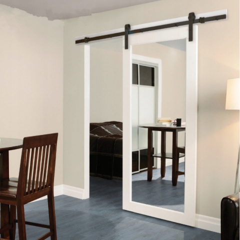 SYSTEM DRZWI PRZESUWNYCH W STYLU LOFT RUSTYKALNY SKANDYNAWSKI KLASYCZNE Długość prowadnicy 2 m