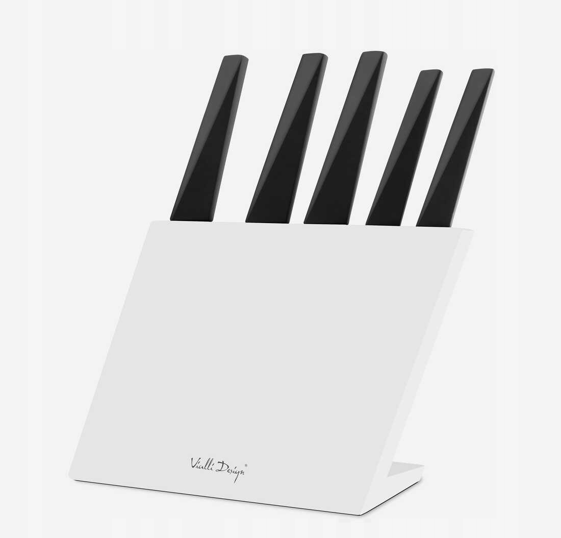 

Zestaw 5 Noży W Białym Bloku Volo Vialli Design