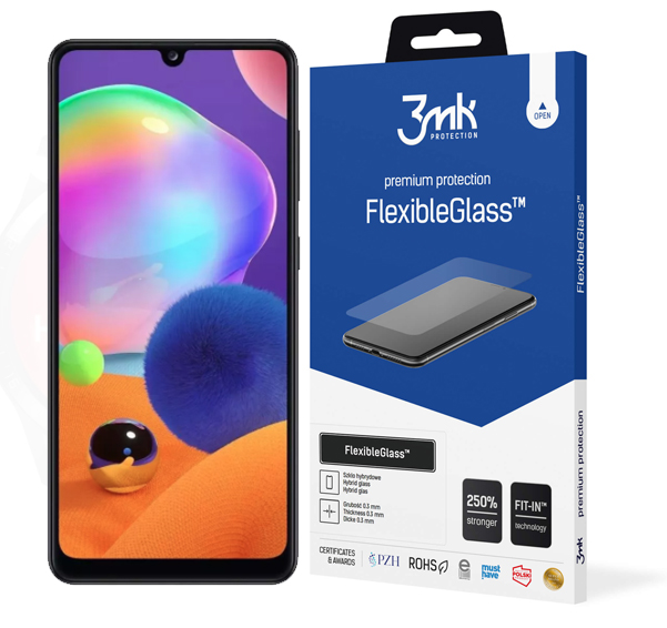 

Szkło 3MK FlexibleGlass do Samsung Galaxy A31 A315