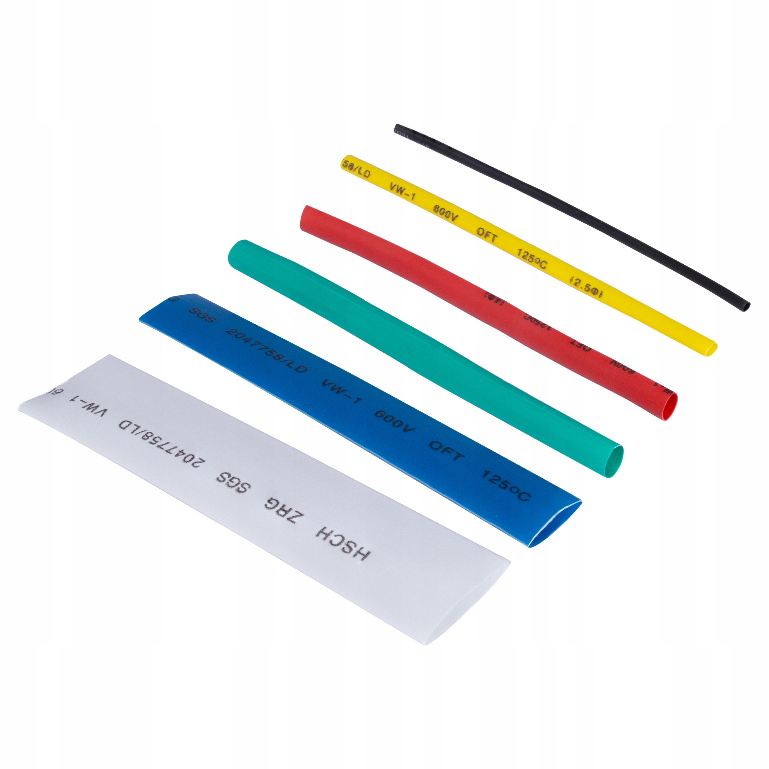 NEKU ZESTAW RUREK TERMOKURCZLIWYCH KOLOROWE 100szt Kod producenta 71.0240