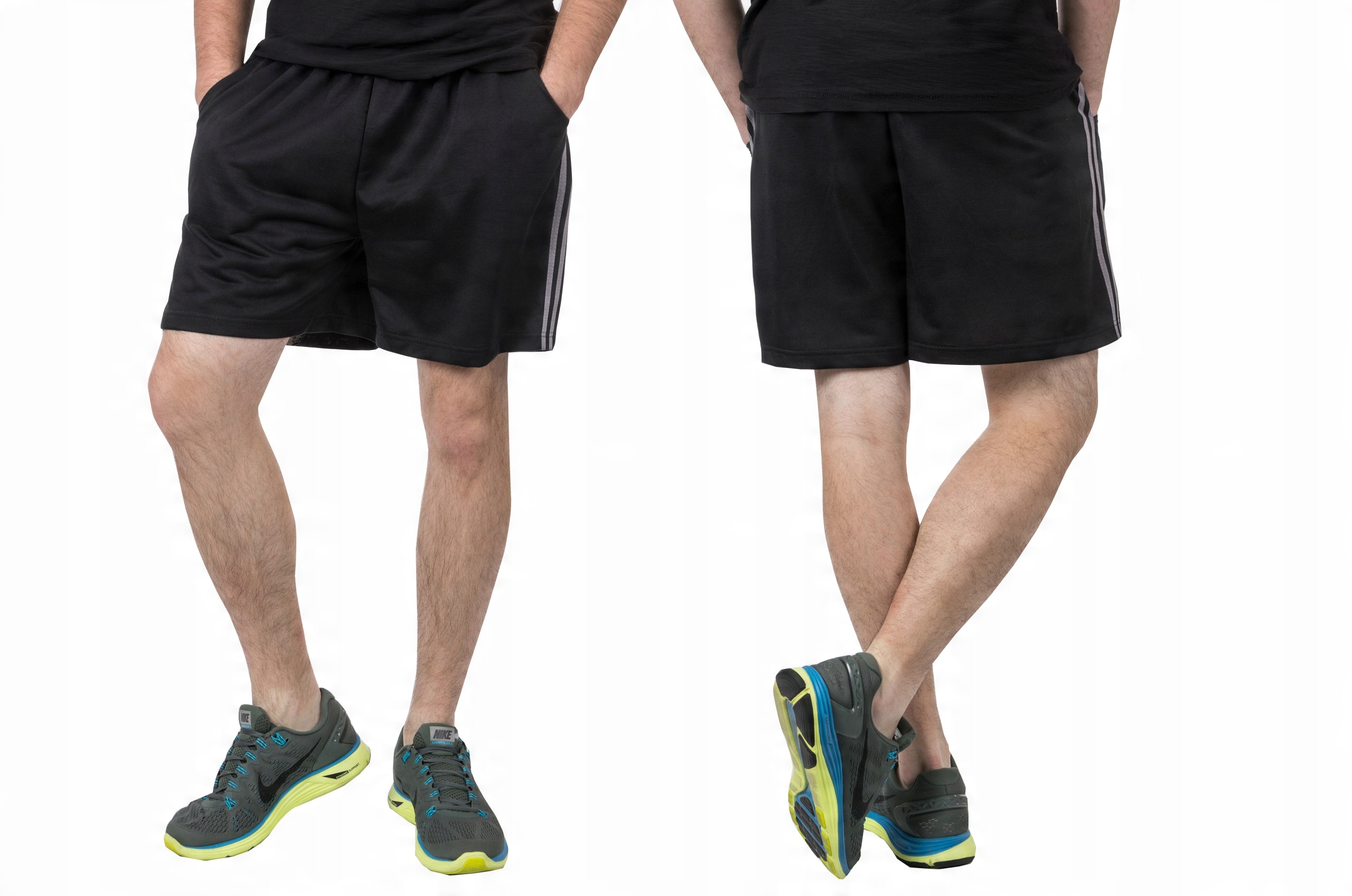 

Krótkie Spodenki Męskie Dresowe 1512 r XXL Czarny