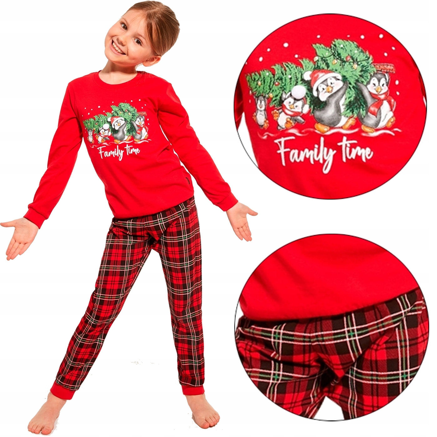 

Piżama świąteczna Cornette Family Girl 134/140