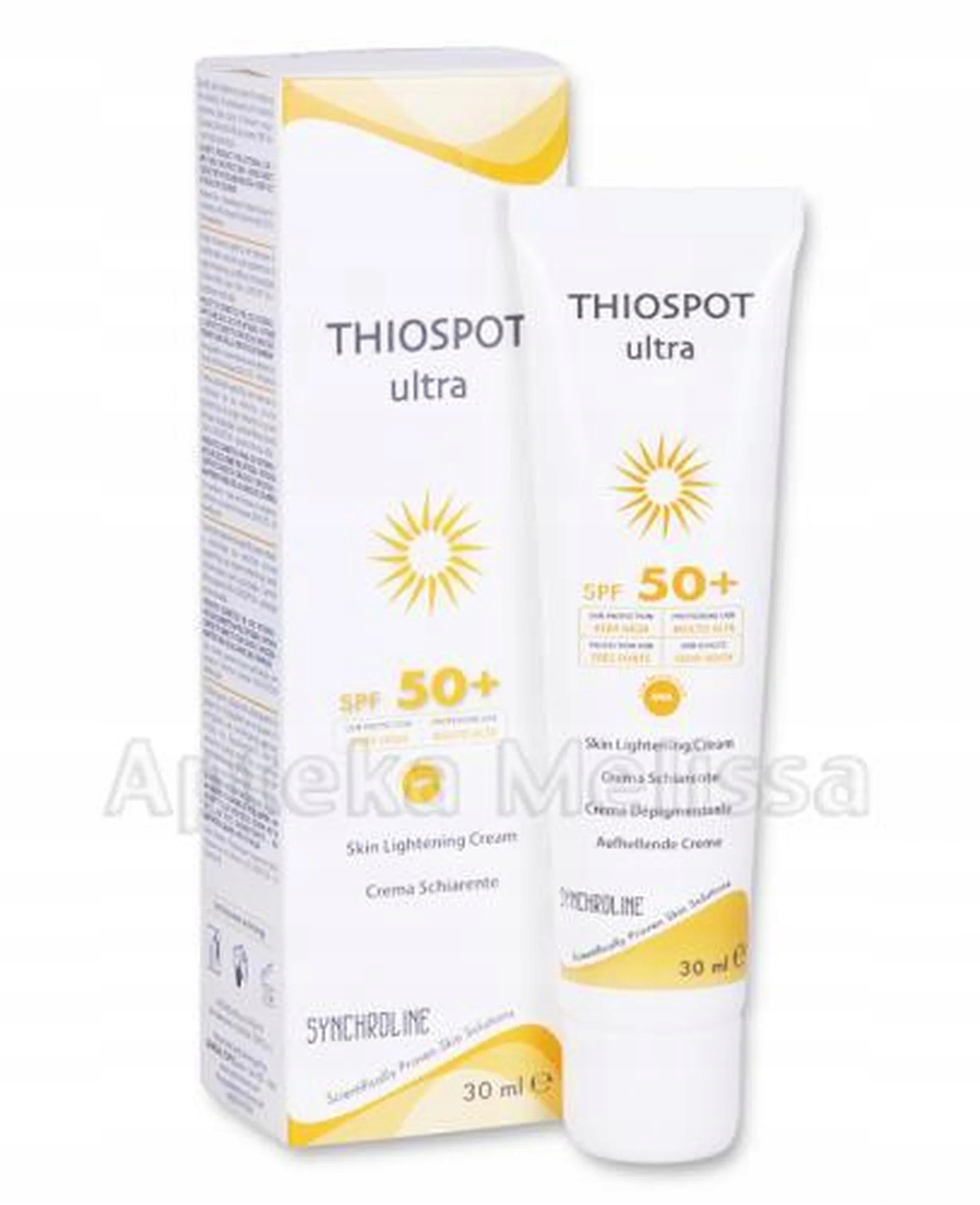 Synchroline Thiospot Ultra Krem do skóry z przebarwieniami SPF50 30 ml