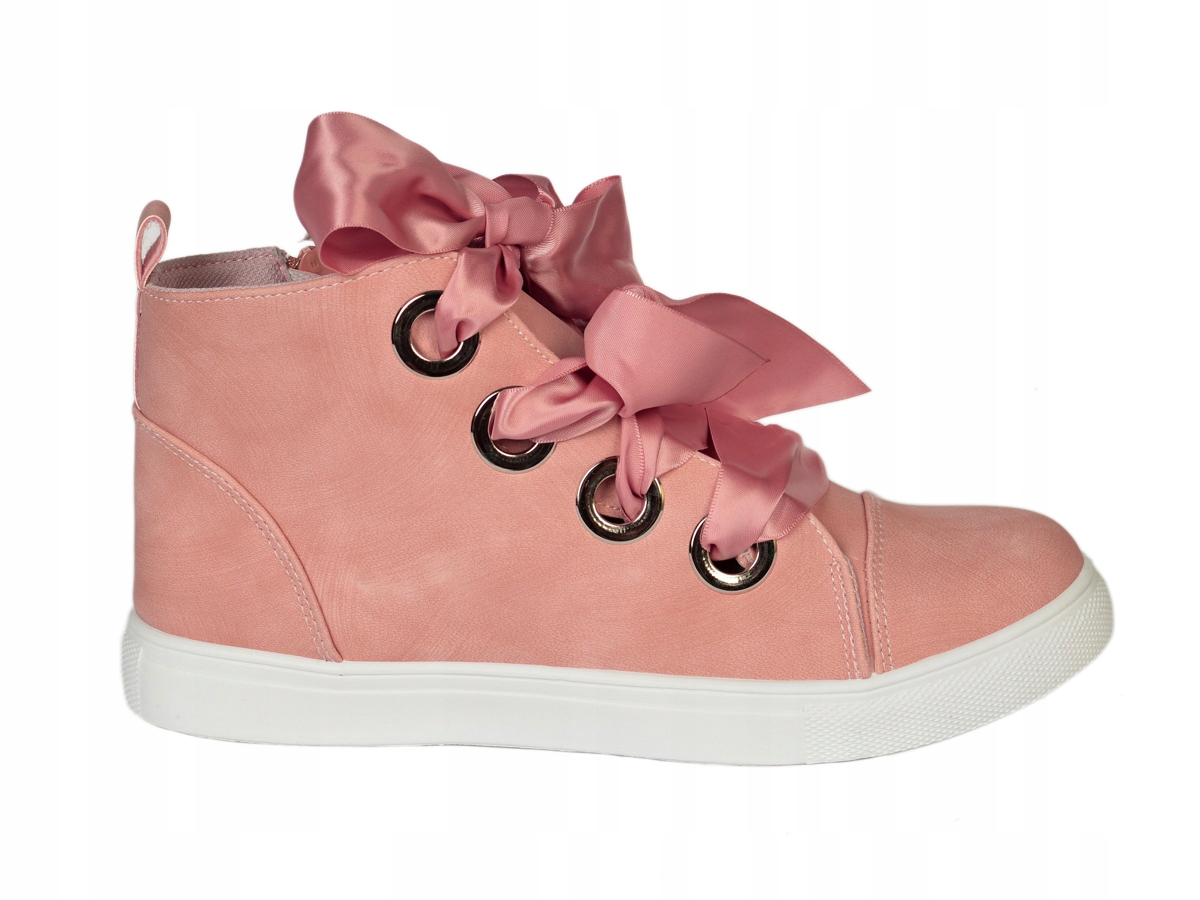 

Trampki Tenisówki Botki wiązane Różowe /147-6/