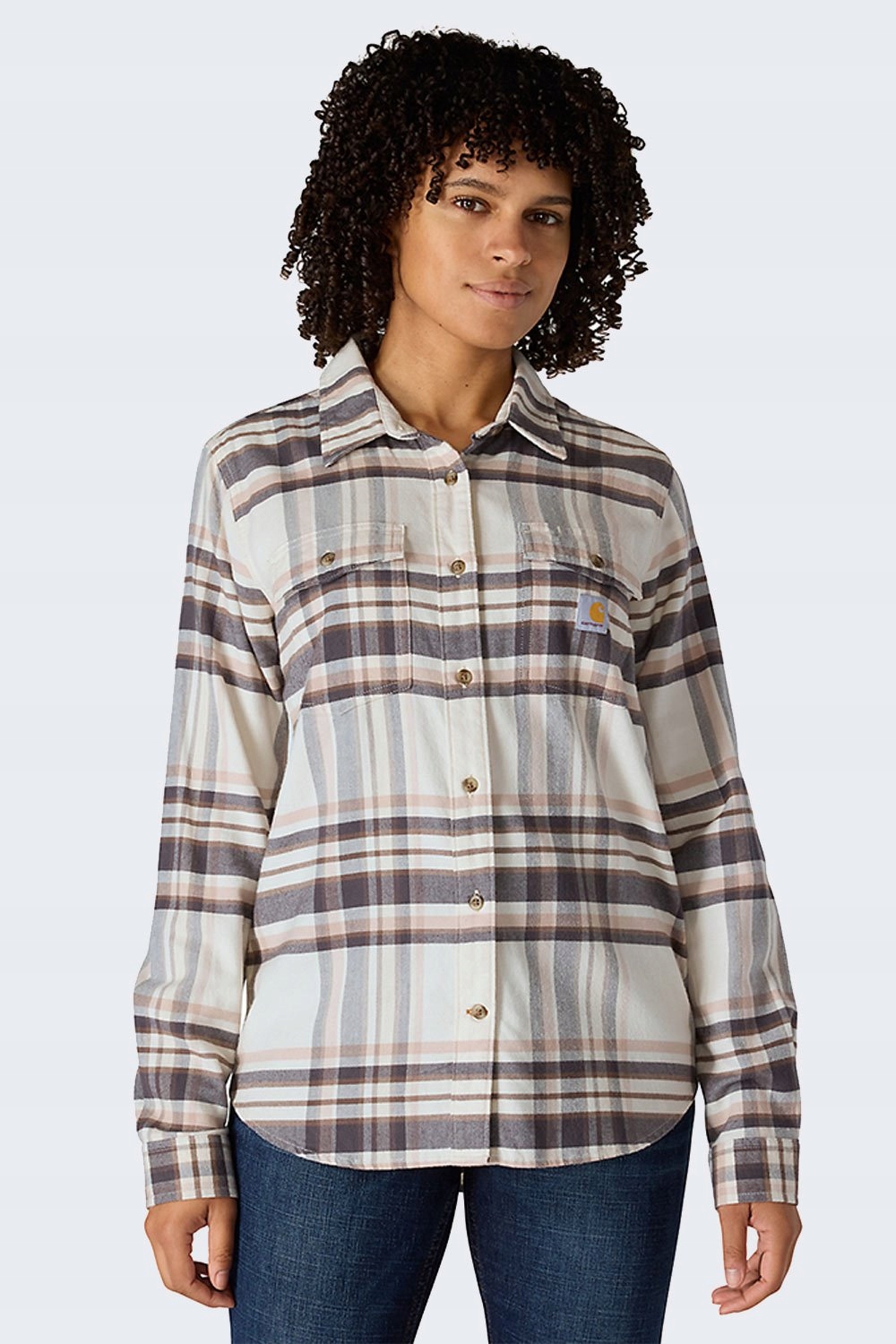 Dámská košile Carhartt Tencel Flannel Chalk