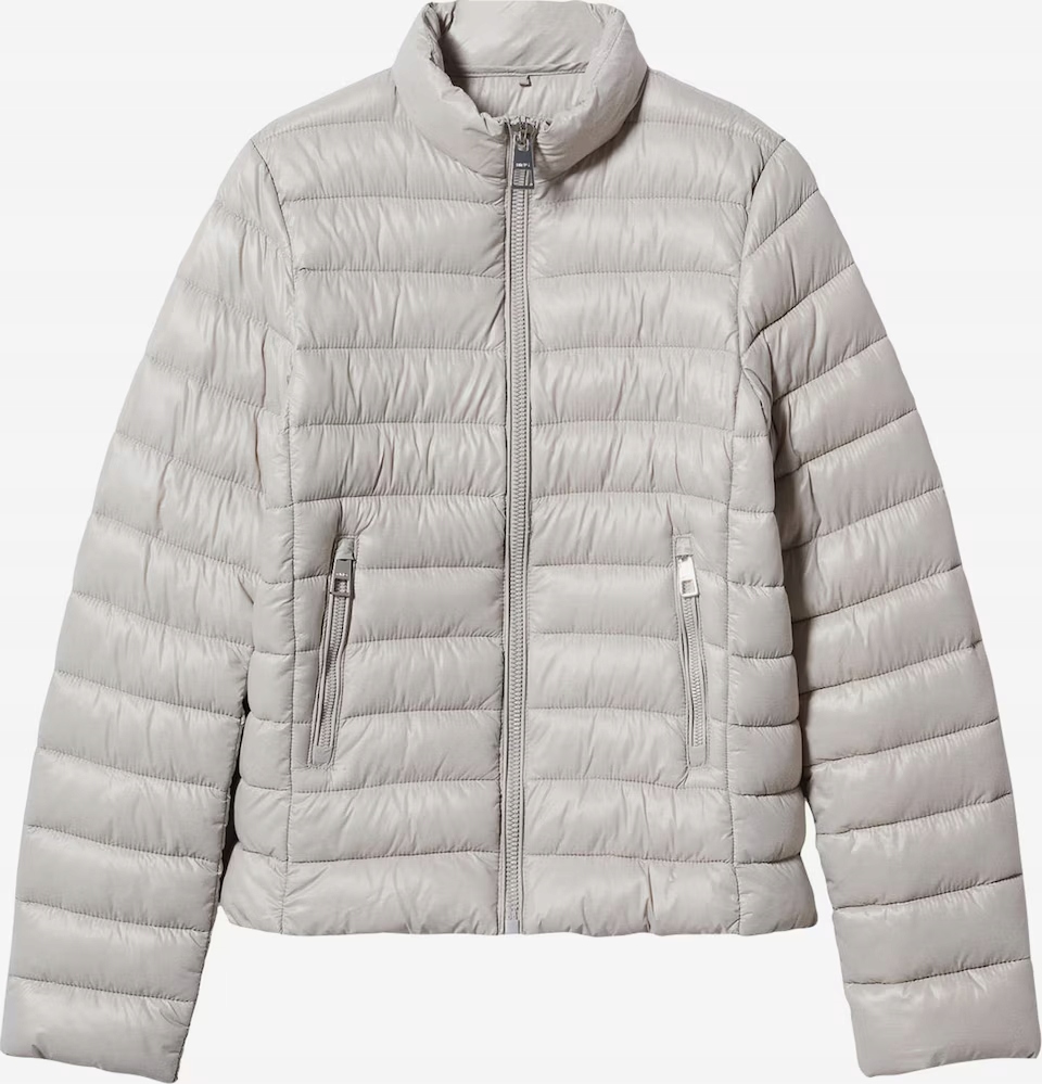 Mango Přechodová bunda Blandi v barvě světle šedá S