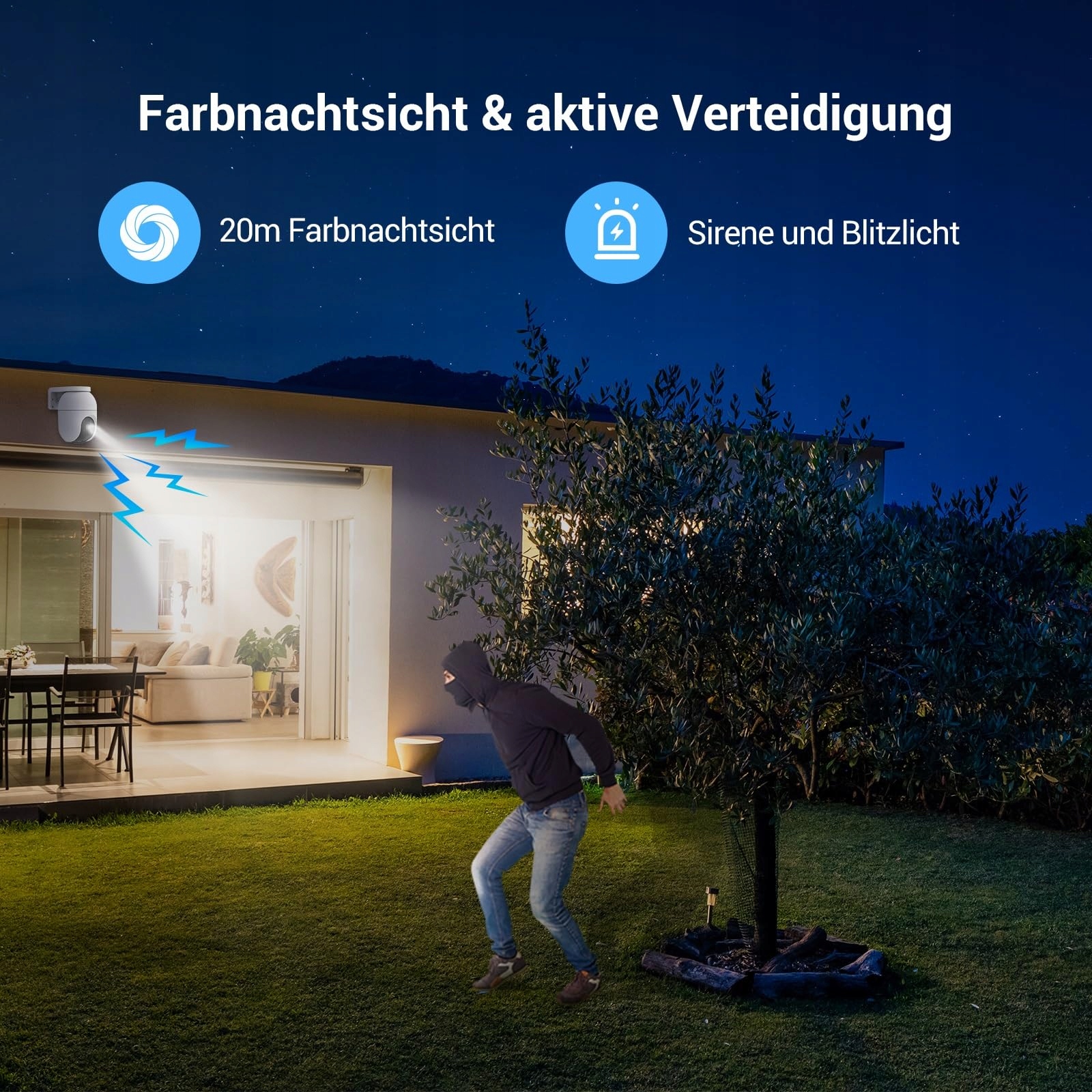 EZVIZ 4K WiFi Kamera Zewnętrzna Pan Tilt Detekcja Osób/Pojazdów — miniatura 6