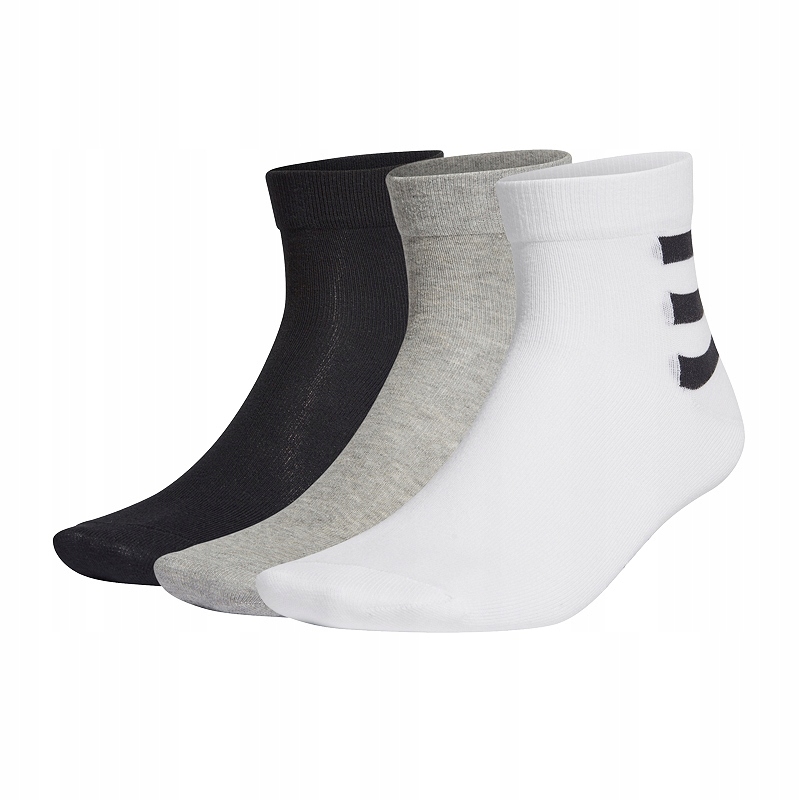 

adidas 3-Stripes Ankle 3Pak skarpety 165 L 43-45