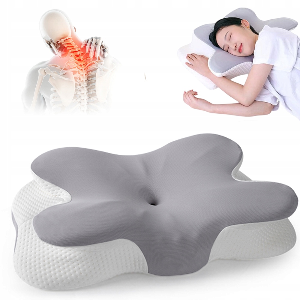 Ergonomiczna Poduszka Pamięciowa Dwa Poziomy Wysokości Na Głowę I Kark