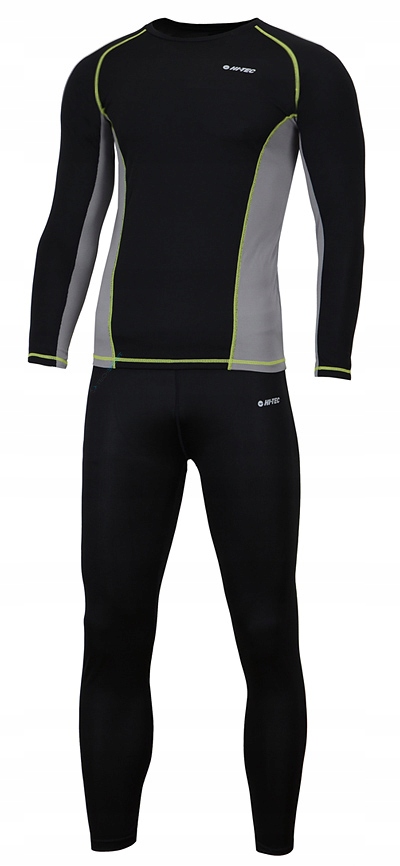 HI-TEC MĘSKA BIELIZNA TERMOAKTYWNA KOMPLET L Rękaw długi rękaw