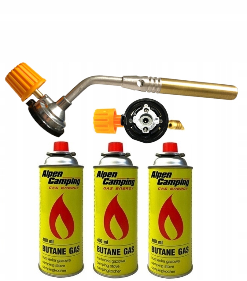 

Palnik Gazowy Kartusze lutlampa Metalowy 3x Gaz