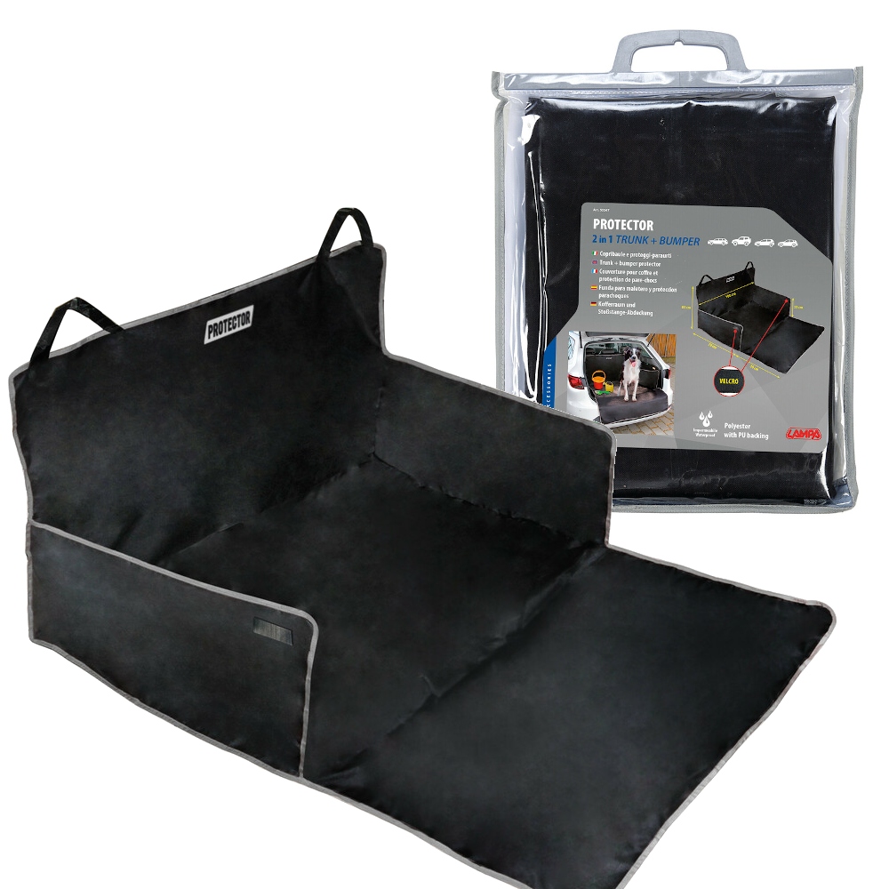 Levně Podložka do auta z tkaniny M Lampa černá 33 cm x 100 cm