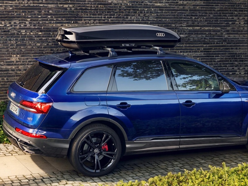 Bagaznik Dachowy Typu BOX Czarny Polysk Audi OE Permissible load 75 kg