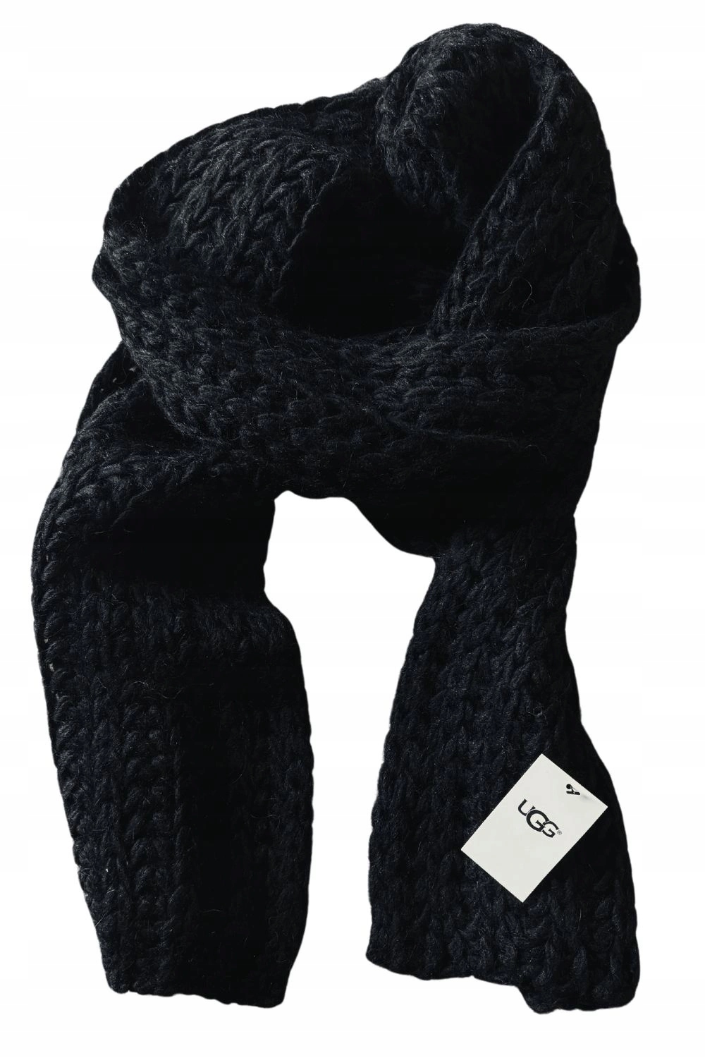 Dámská šála Ugg Roving Scarf černá vlněná alpaka dlouhá měkká teplá