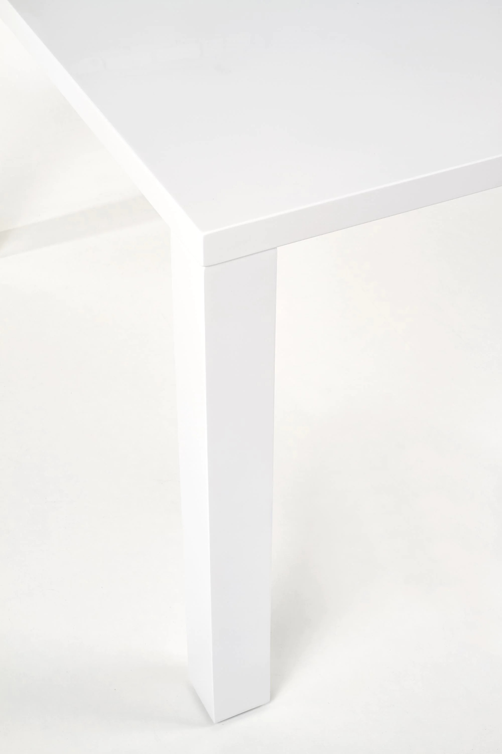 Mały Stół do Jadalni Biały Połysk 120x80 RONALD Kolekcja Ronald