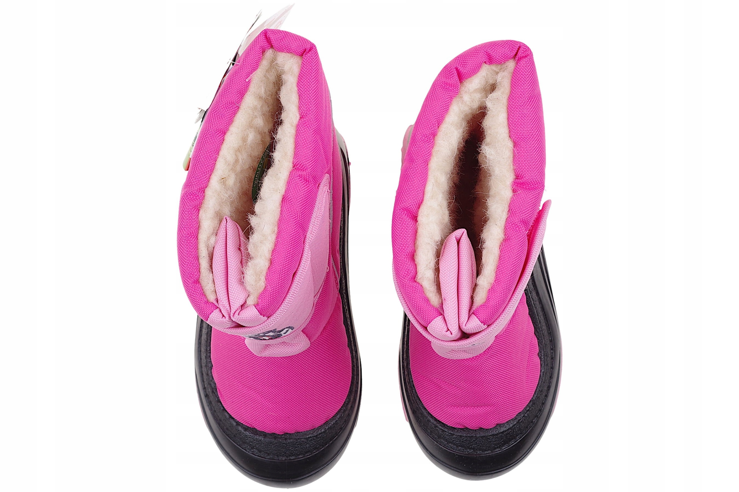 Śniegowce ocieplane wełną zimowe Demar Doggy piesek róż 24/25 WYPRZEDAŻ Kod producenta 4021NA