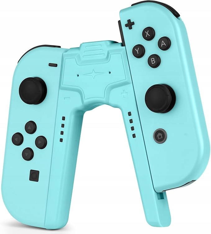 UCHWYT ŁADUJĄCY JOYCON KOMPAKTOWY NA NINTENDO SWITCH NS/OLED NIEBIESKI