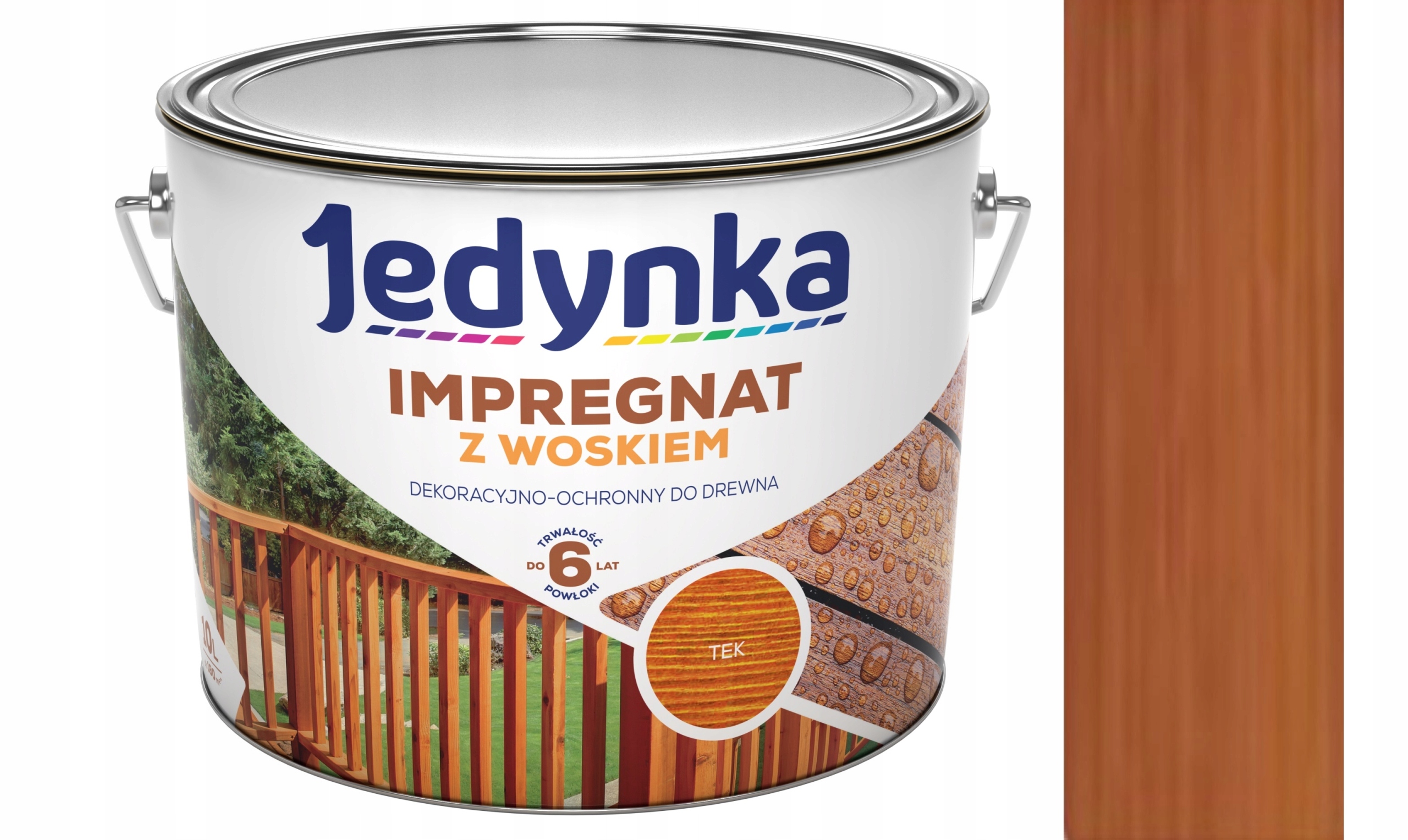 

Jedynka Impregnat Z Woskiem 10l Teak