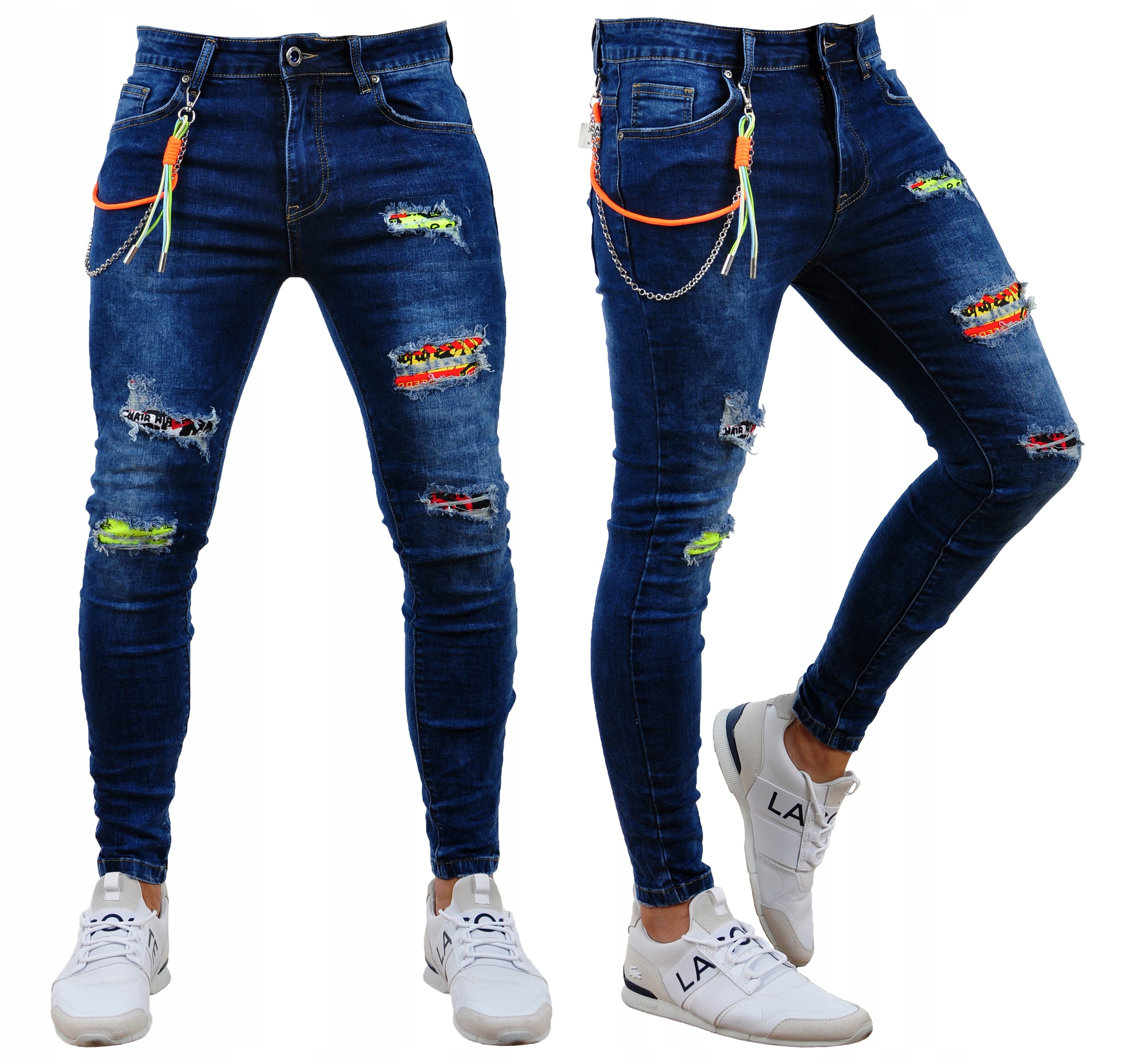 

TF093 r. 30 Jeansy Męskie rurki Slim Fit