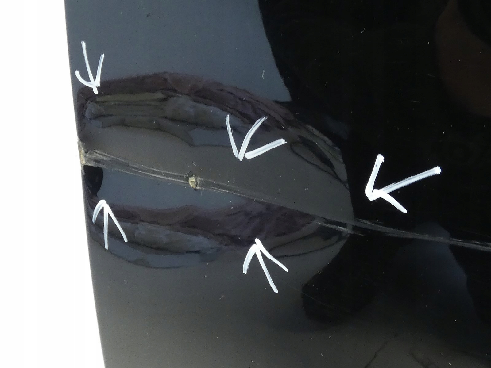 door left left rear part rear. AUDI Q5 8R LY9B black,