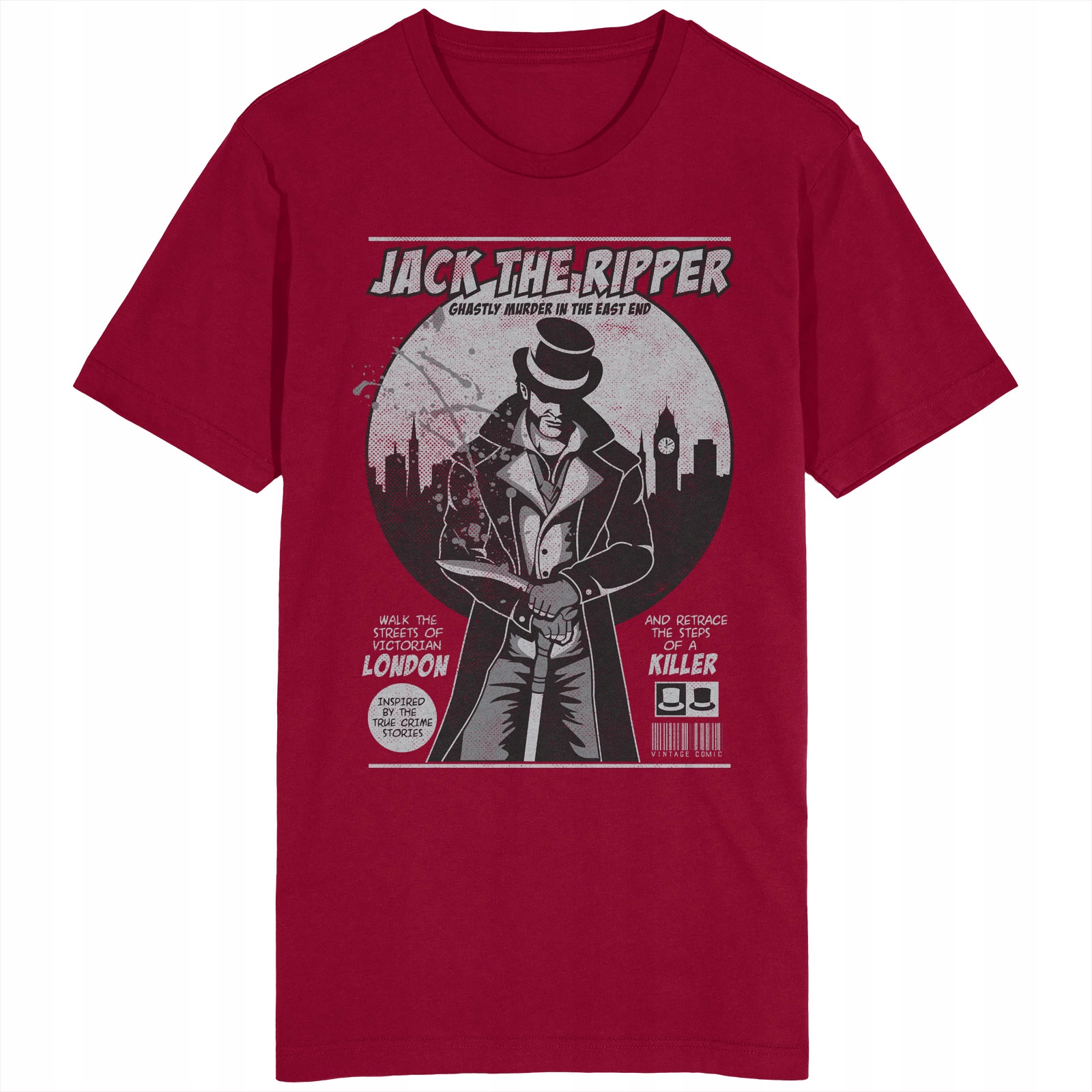 

Kuba Rozpruwacz Koszulka Jack The Ripper Comics