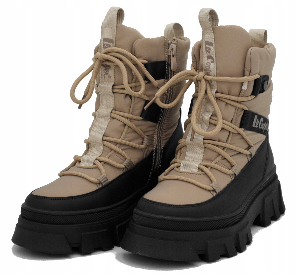 Dámské sněhové boty Lee Cooper LCJ-24-47-3143L béžové 37