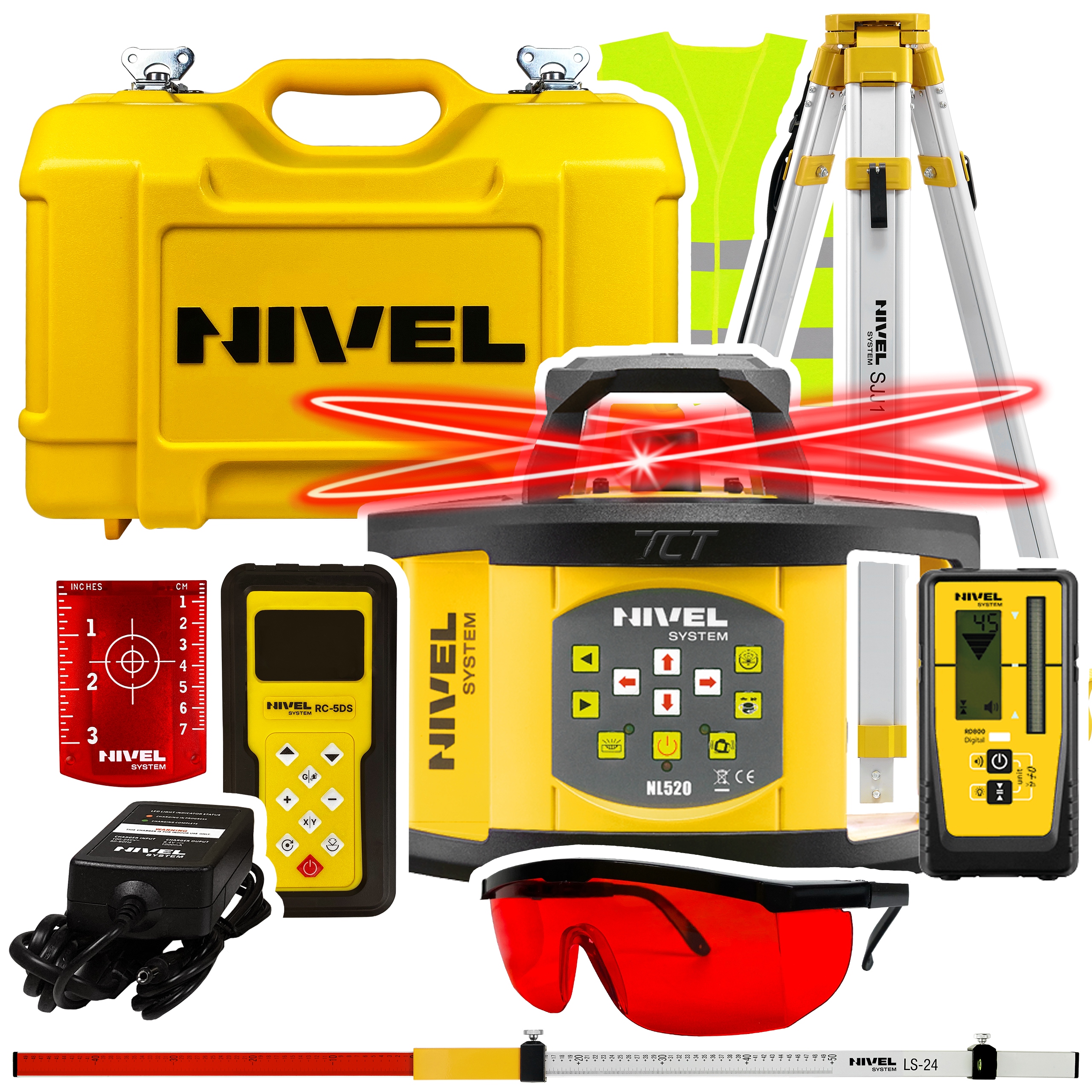 Niwelator laserowy Nivel System NL520 500 m IP54