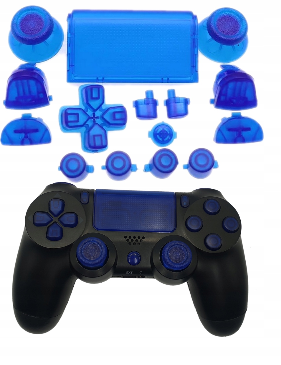 ZESTAW PRZYCISKÓW PRZYCISKI + GRZYBKI I ZAŚLEPKA DO PADA PS4 JDS 040 050