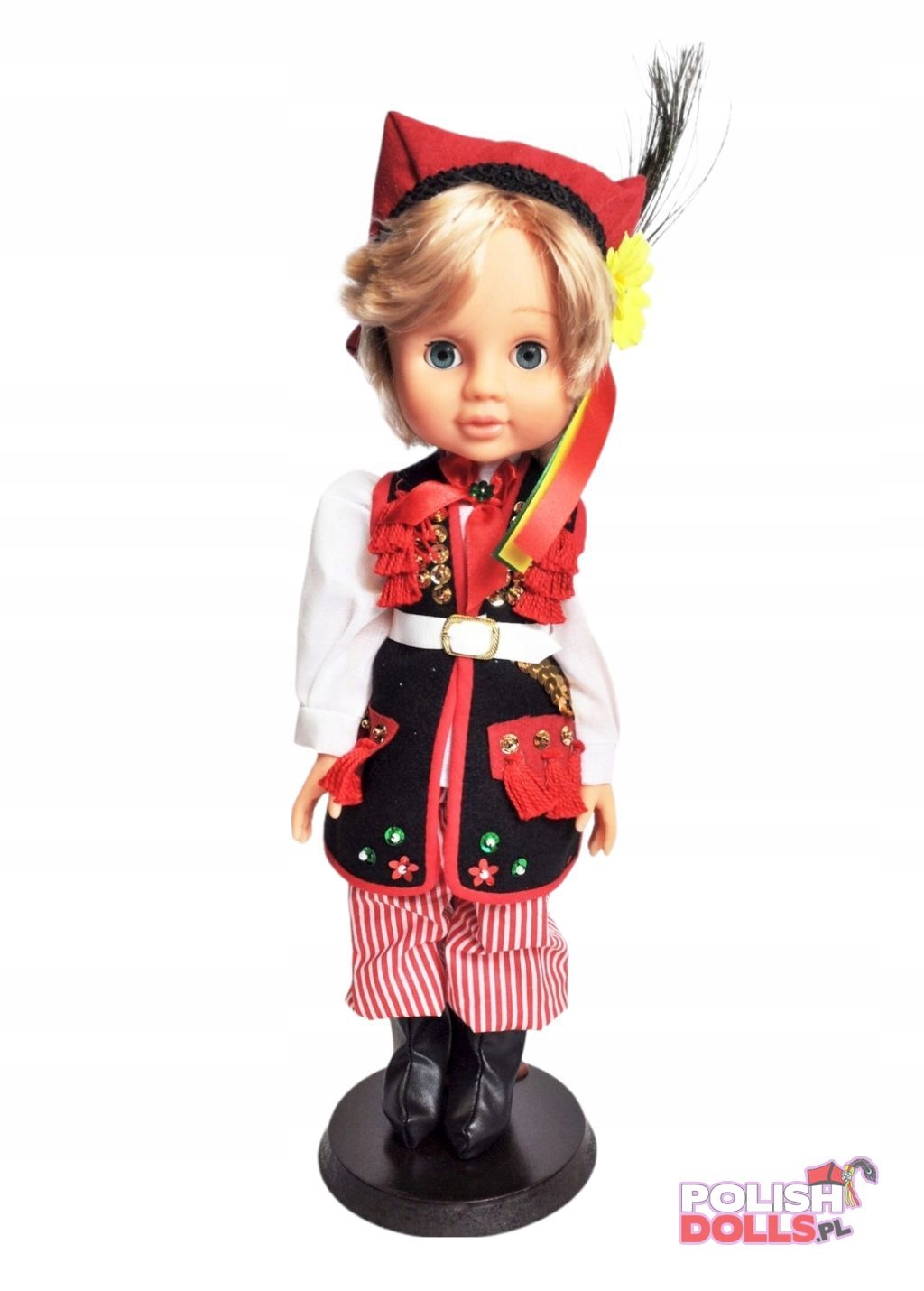 Panenka Krakowiak 35 cm chlapec kurýr bonus