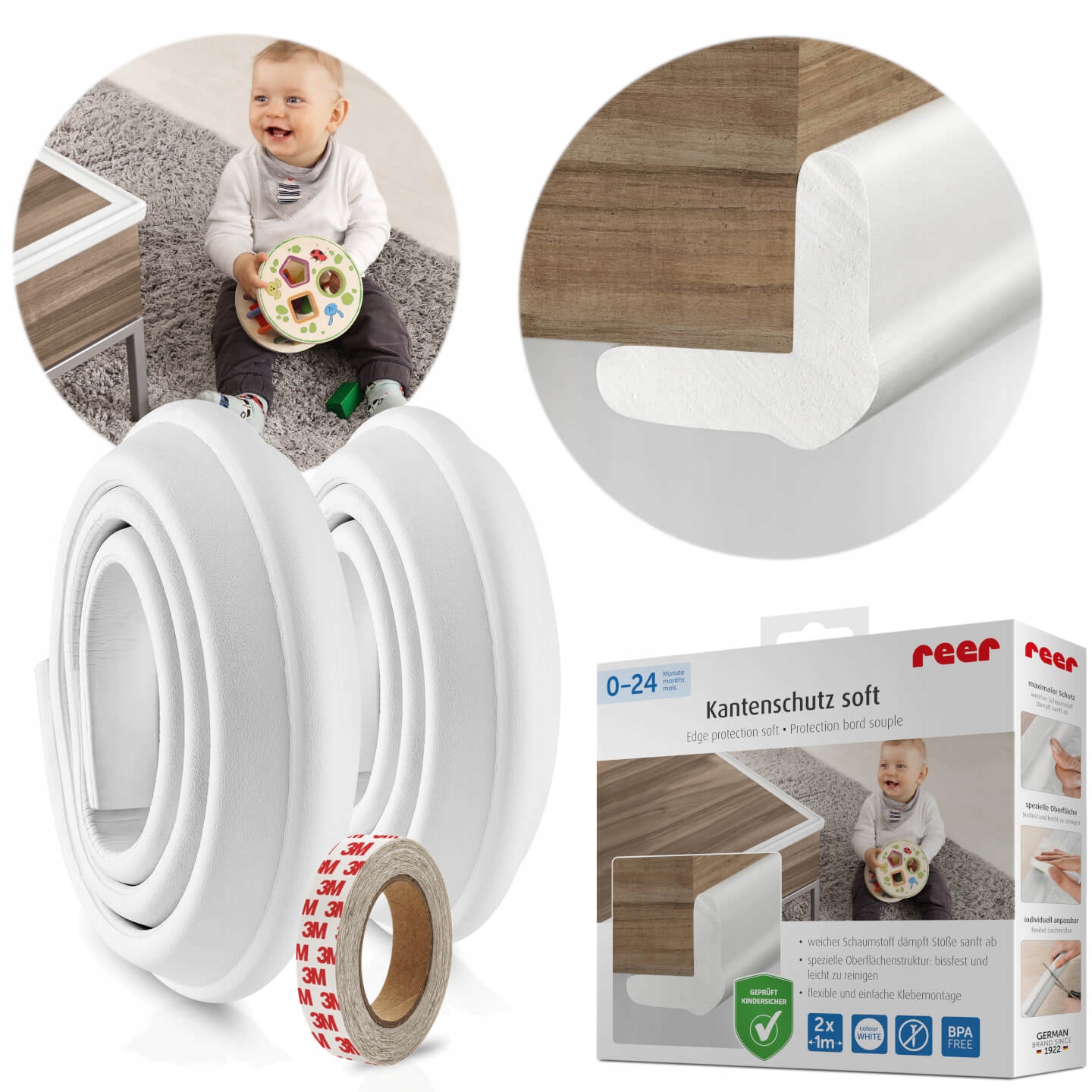 

Zabezpieczenie krawędzi narożników 2m taśm 3M Reer