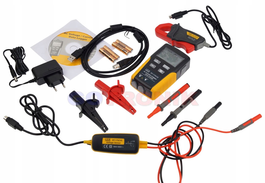

DT-175CVS miernik napięcia i prądu Ac Data Logger