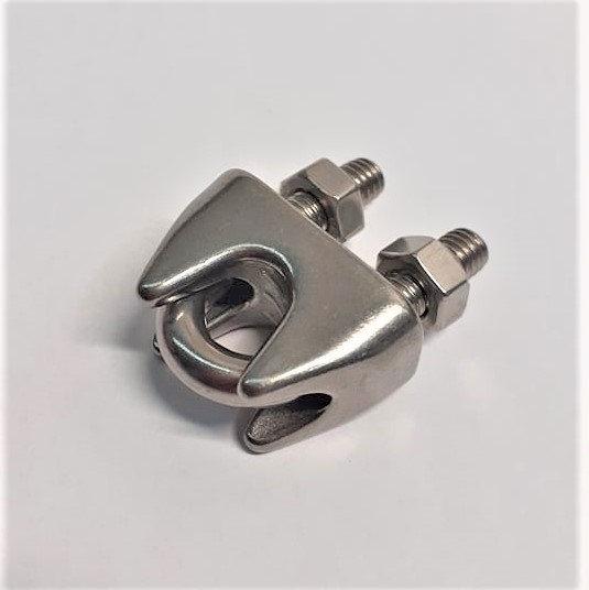 

Zacisk linowy kabłąkowy nierdzewny A4 3mm