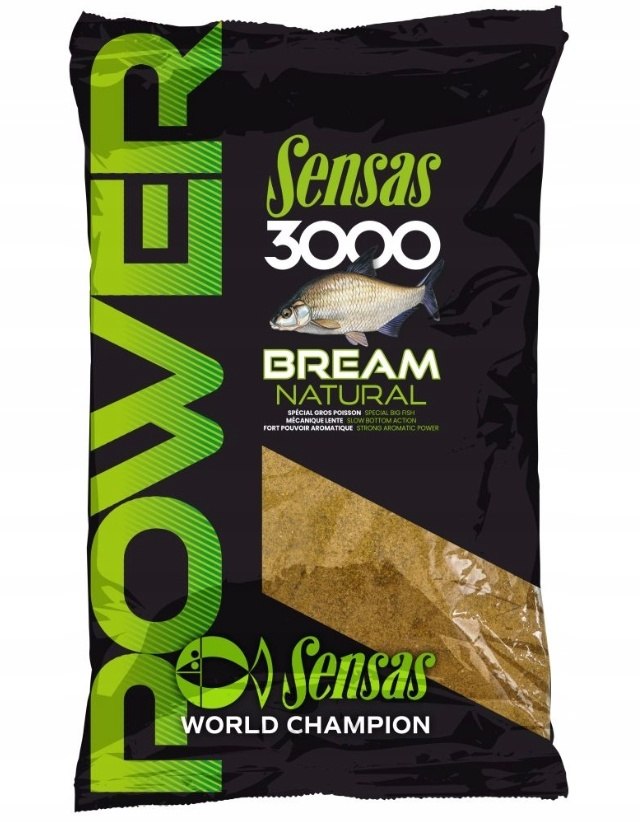 Zanęta Sensas 3000 Power Bream Natural 1kg