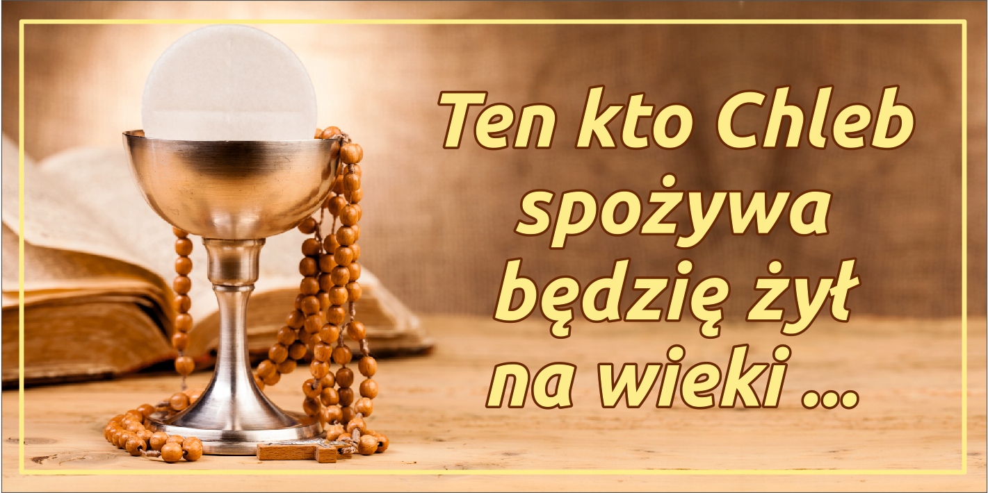 BOŻE CIAŁO 1x2m BANER DEKORACJA OZDOBA NA OŁTARZ