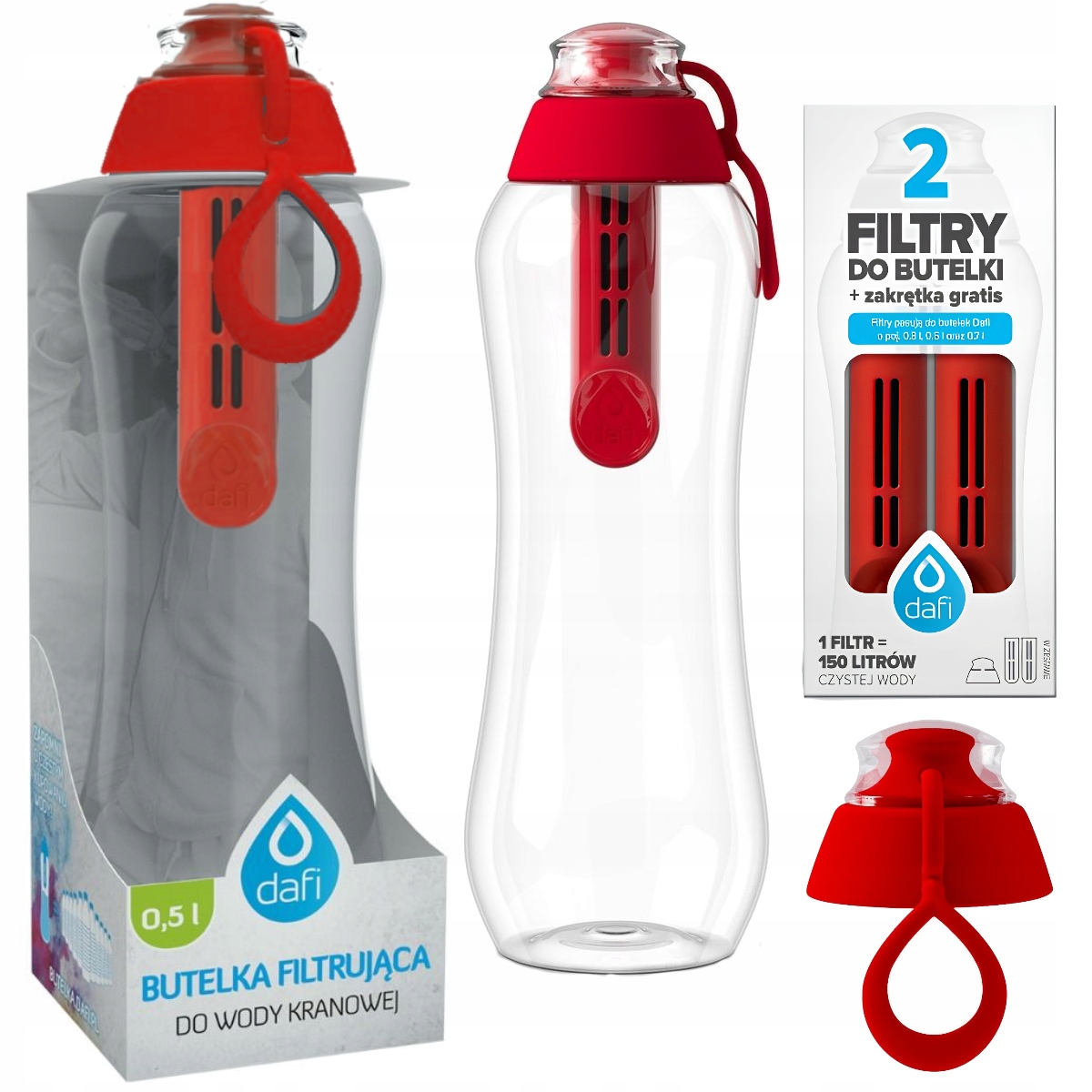 

Butelka filtrująca bidon Dafi 0,5l 3 filtry