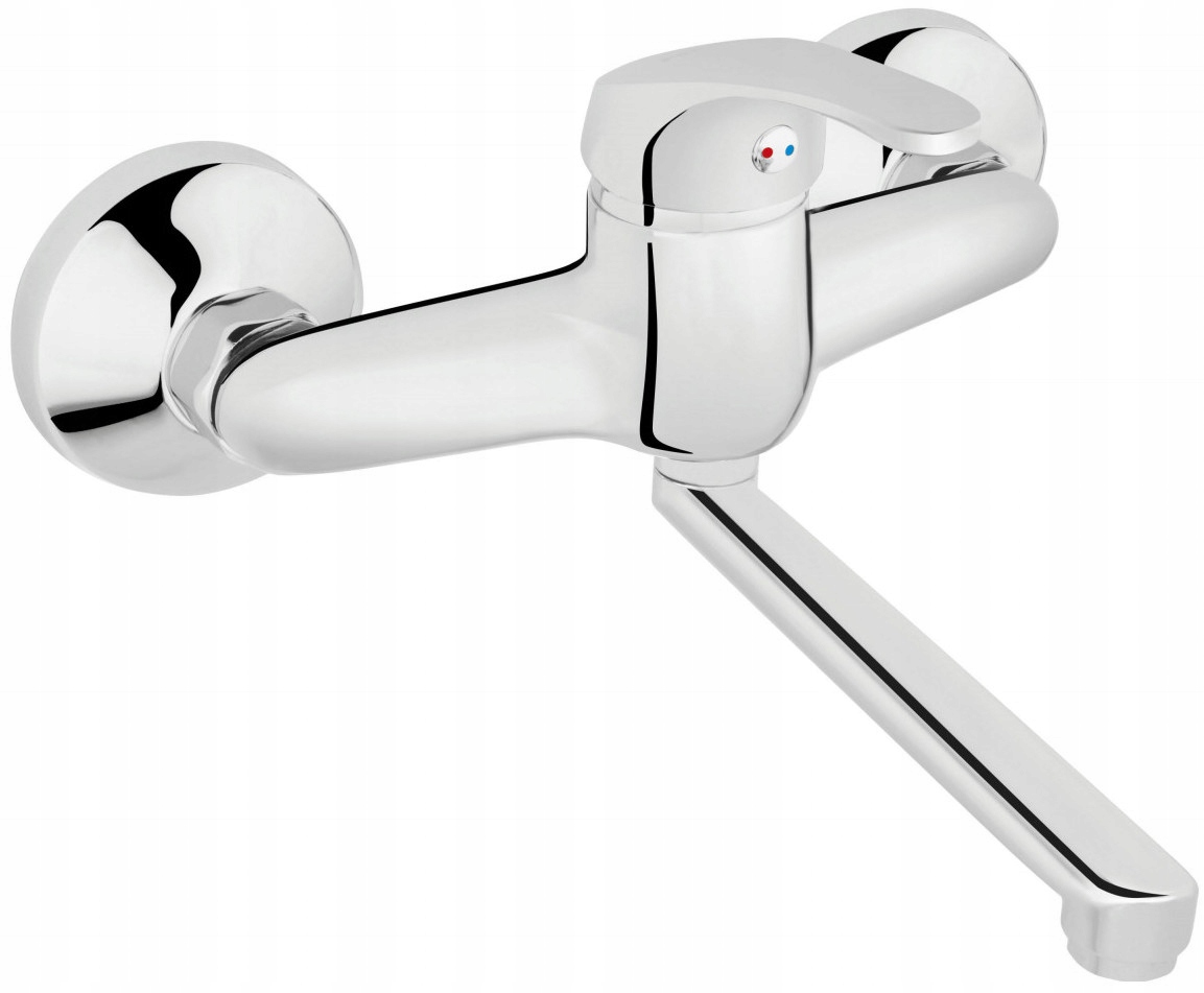 Ferro Nástěnná Umyvadlová Baterie Basic, Chrom