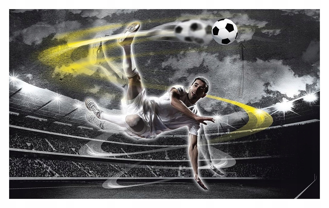 Fototapeta Úder nožníc akcia futbalová energia štadióna 368x254 lepidlo