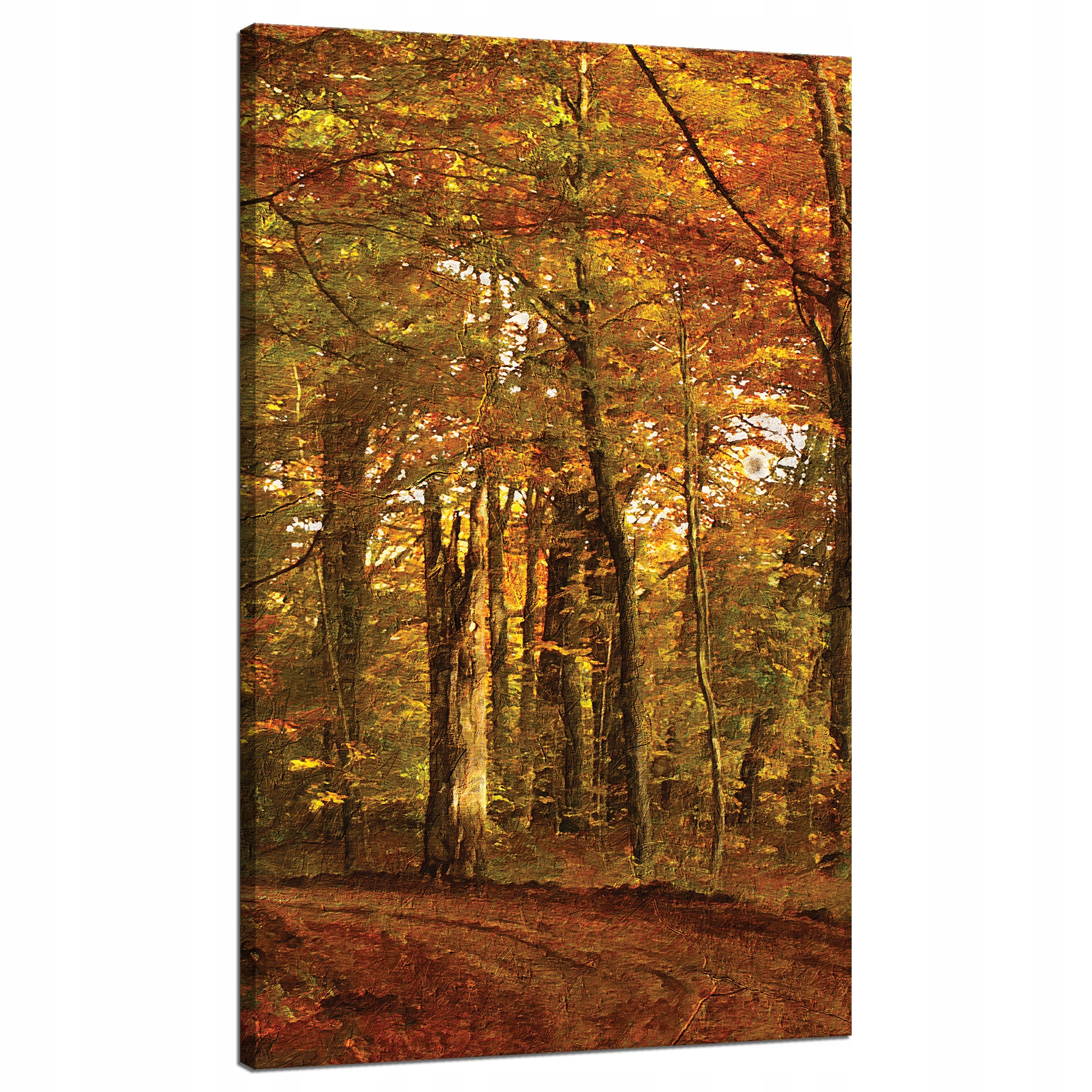 Obraz na plátně Pastelový styl Stromy Les na podzim 70x120 cm