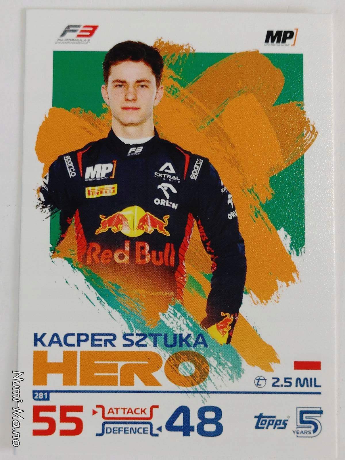 Topps Turbo Attax Formuła 1 2024 NR.281 Hero Sztuka 0112