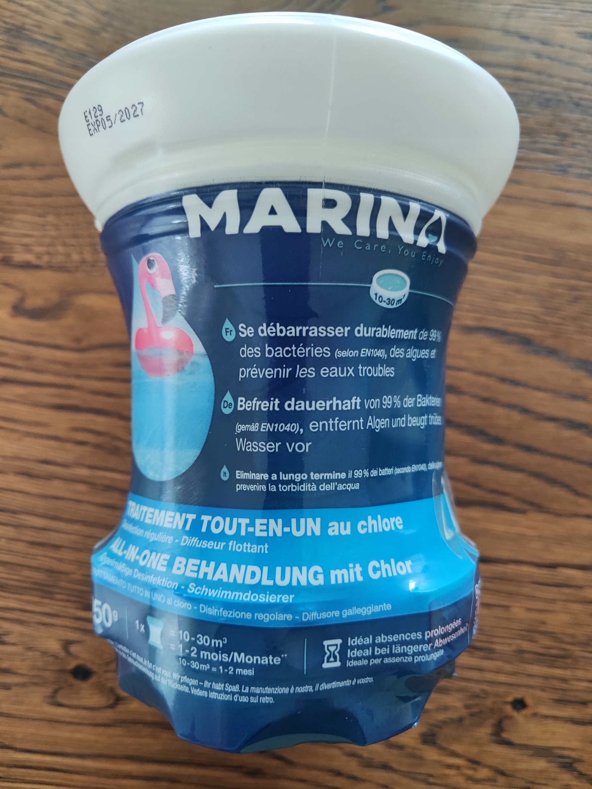 Marina grzybek dozownik pływający uzdatniający wodę chlor glon stop z De