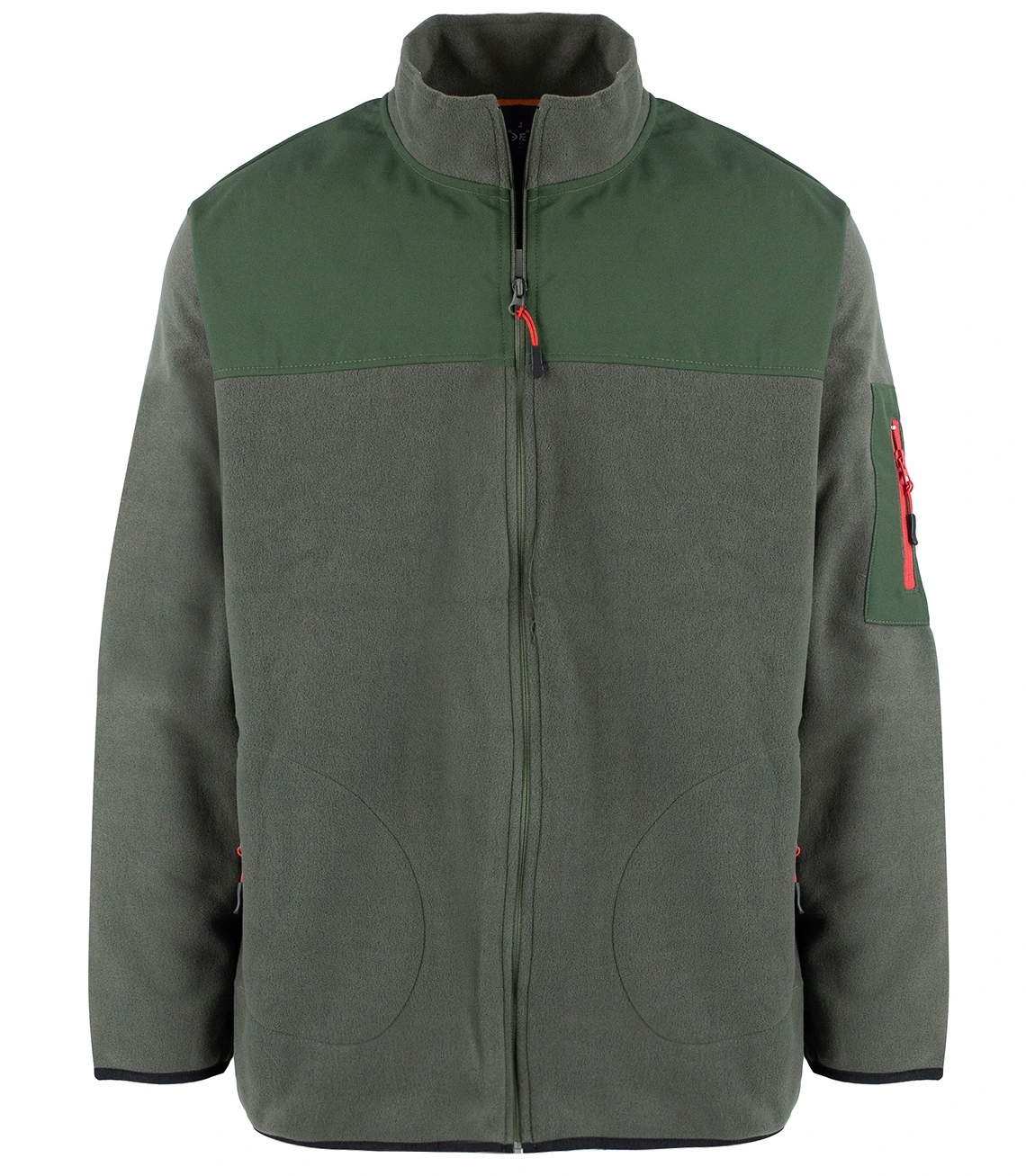 Polar pánská klasická teplá rozepínací mikina plus velikost 6XL