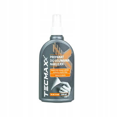 

Zmywacz Do Usuwania Naklejek Etykiet Kleju 250ml