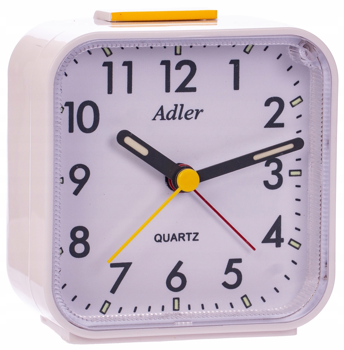 BUDZIK KWARCOWY Adler PŁYNĄCY PT157 biały