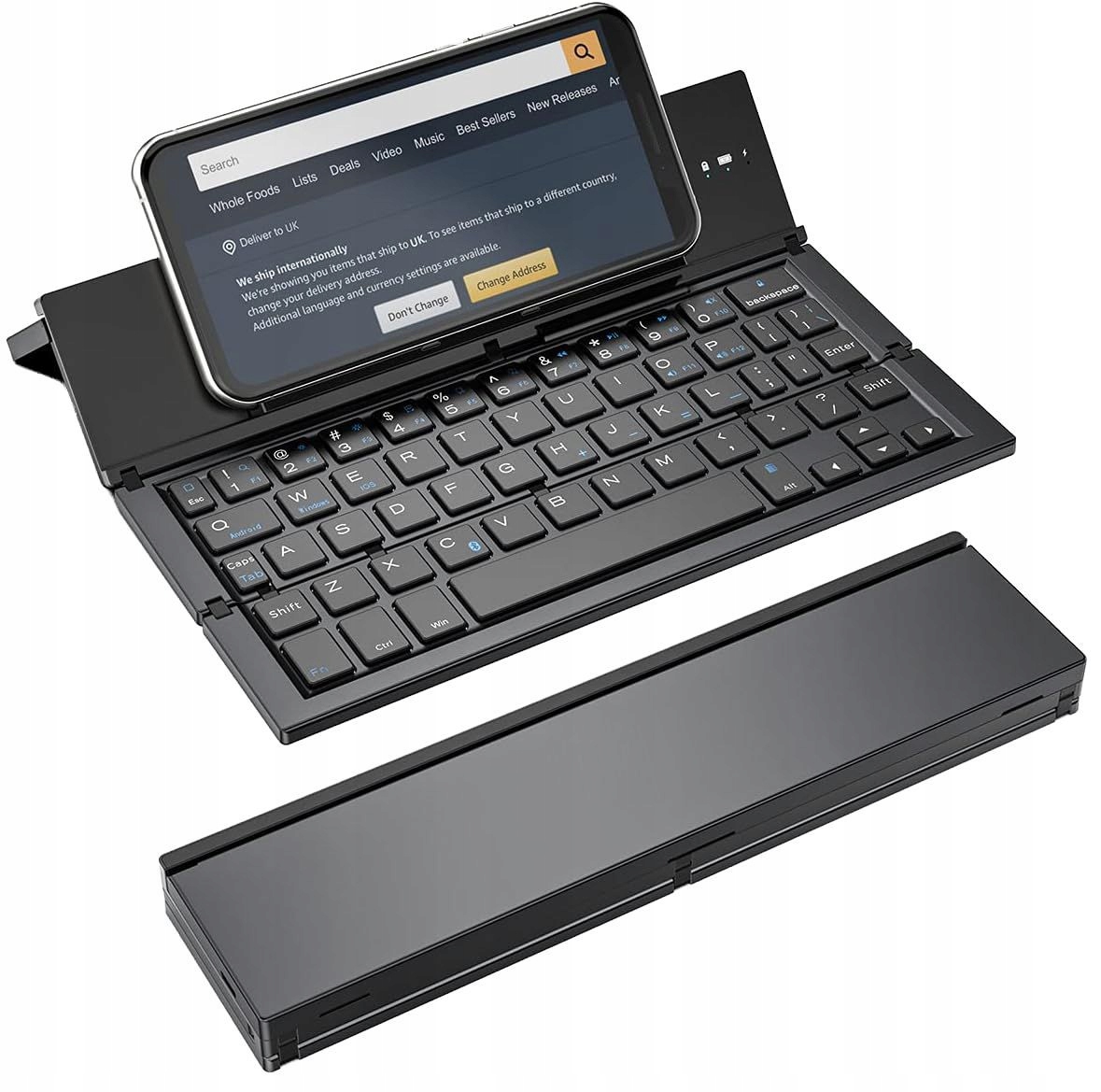 Bluetooth Skládací Bezdrátová Klávesnice Pro Android Windows Ultra Slim
