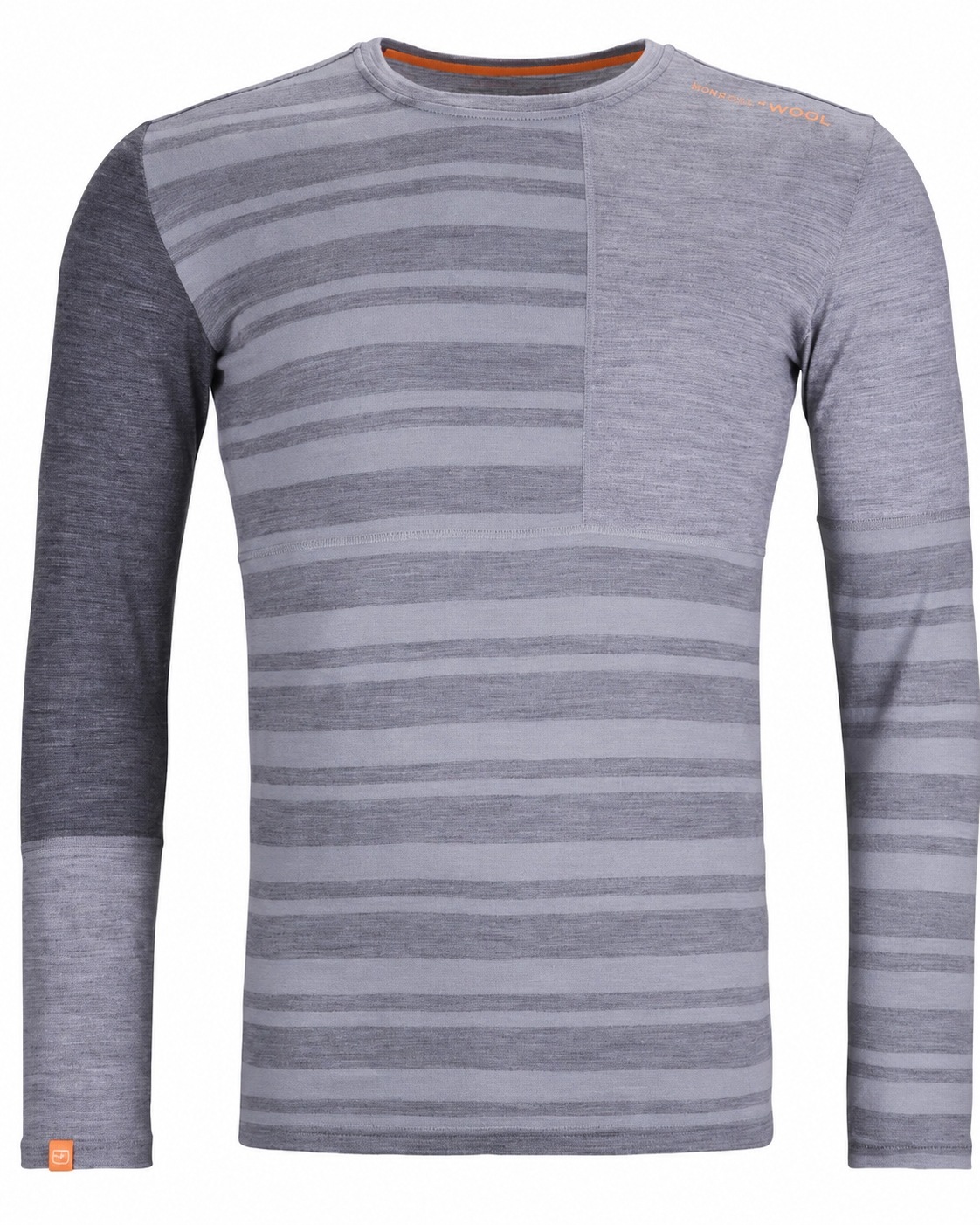 Pánské termoaktivní tričko Ortovox 185 Rock'n'wool Long Sleeve XXL šedé