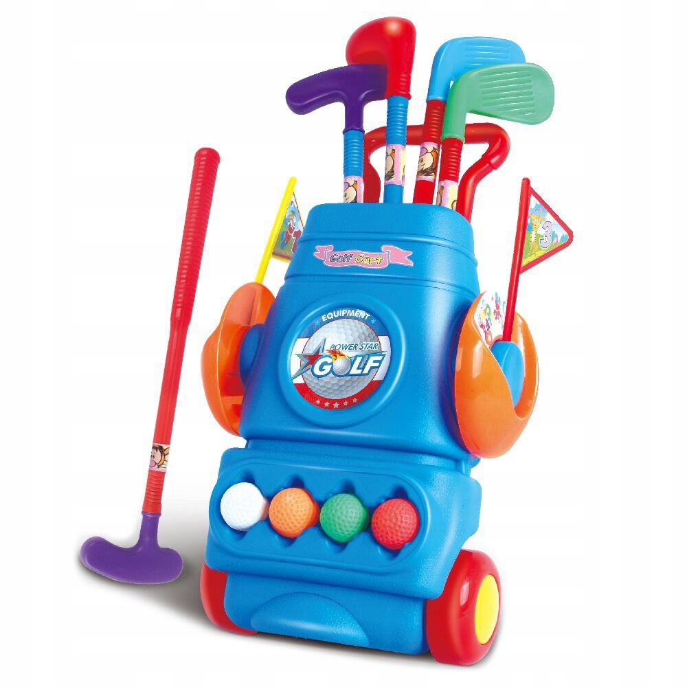 ZESTAW DO GRY W MINI GOLFA STOJAK NA KÓLKACH AKCESORIA DOM OGRÓD WOOPIE Waga produktu z opakowaniem jednostkowym 0.15 kg