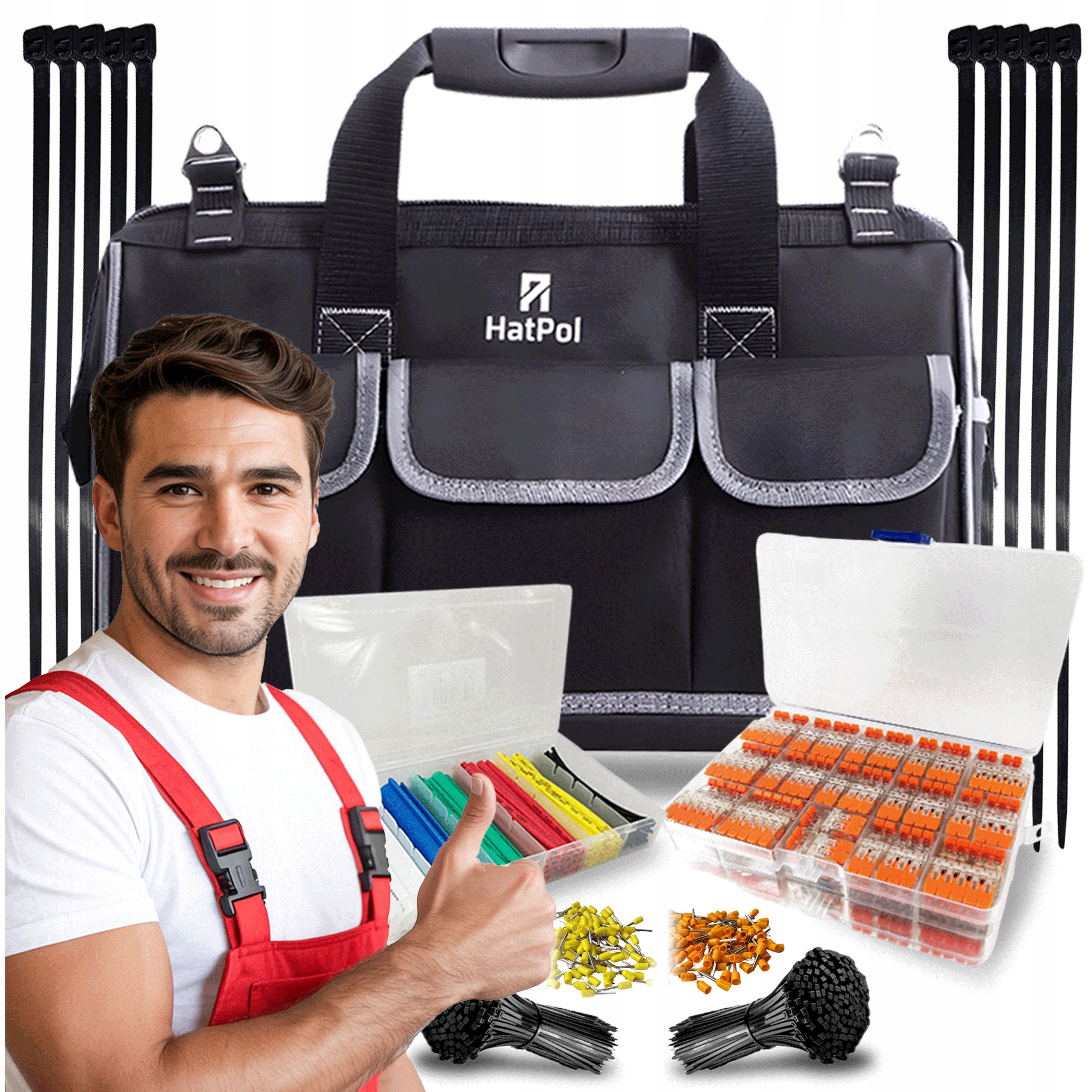 Dárková Sada Den Dědečka taška rychlospojky smršťovací stahovací pásky S