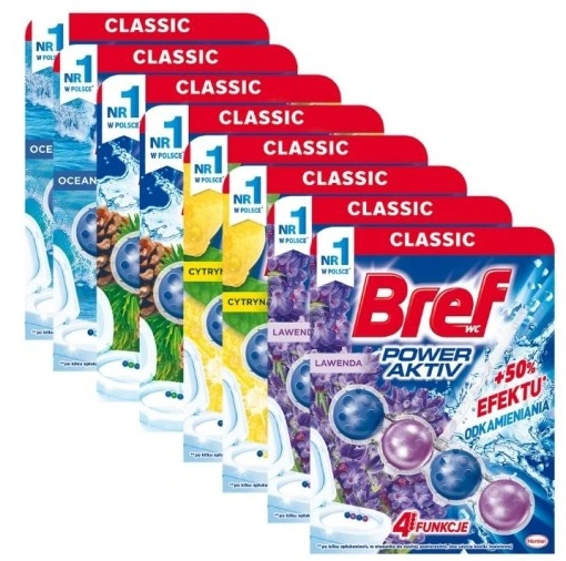 

Bref Power Aktiv kulki Wc zestaw 8x 50g