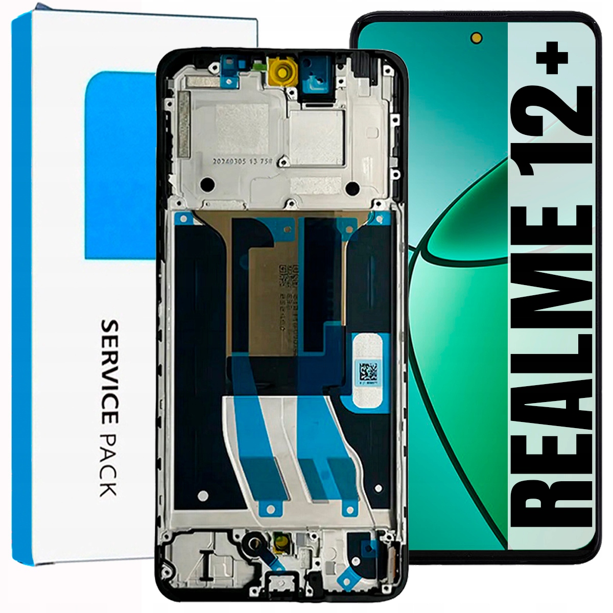 Displej Pro Realme 12 Plus 5G RMX3867 Originál LCD Rámeček