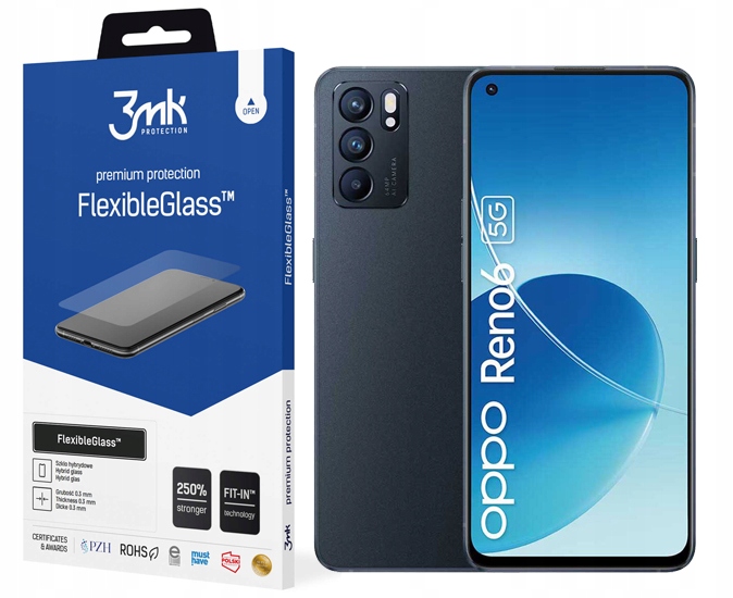 

Szkło Hybryda FlexibleGlass 3MK do Oppo Reno 6 5G